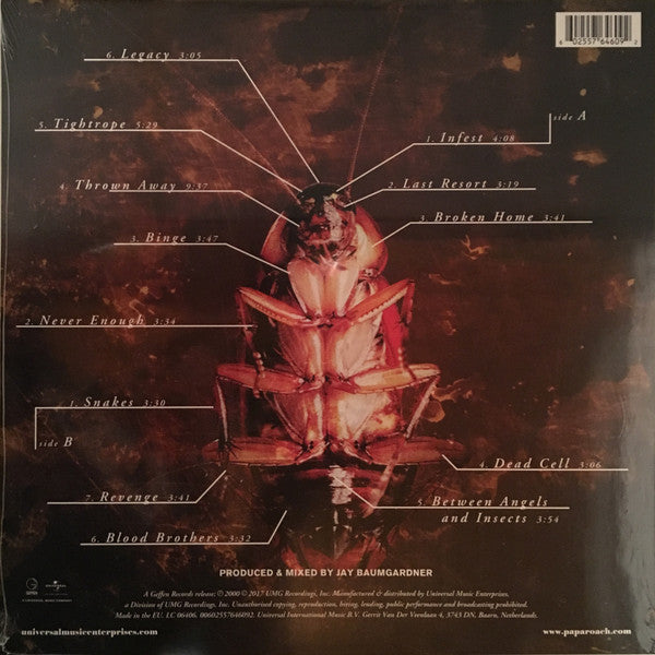 Papa Roach : Infest (LP, Album, RE, 180)