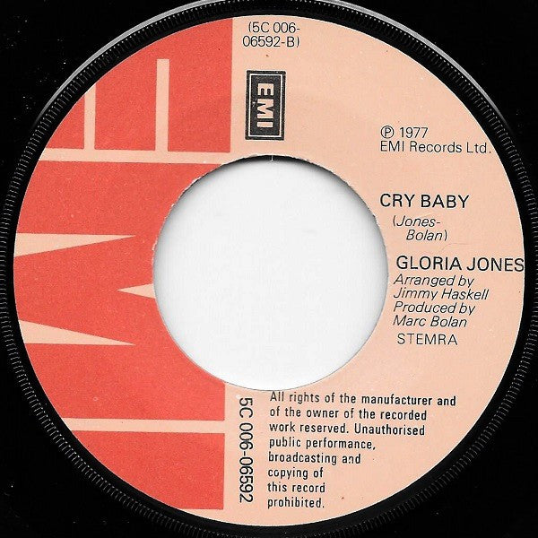 Gloria Jones : Bring On The Love (Why Can't We Be Friends Again) (7", Single)