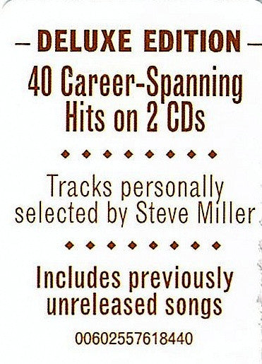 Steve Miller Band : Ultimate Hits (2xCD, Comp, Dlx, RM)