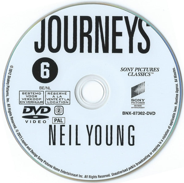Neil Young : Journeys (DVD-V, PAL)