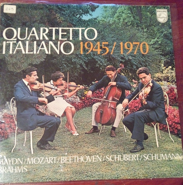 Joseph Haydn, Ludwig van Beethoven, Wolfgang Amadeus Mozart, Franz Schubert, Robert Schumann, Johannes Brahms, Quartetto Italiano : Quartetto Italiano 1945/1970 (LP)