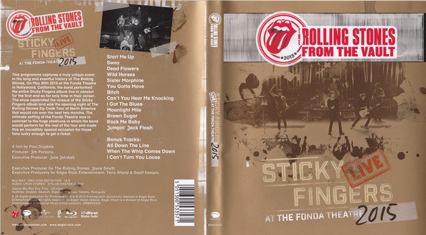 The Rolling Stones : Sticky Fingers Live At The Fonda Theatre (Blu-ray)