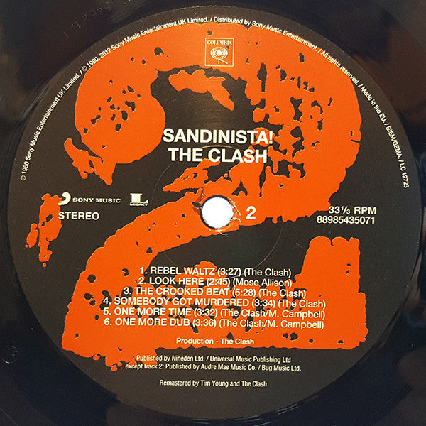 The Clash : Sandinista! (3xLP, Album, RE, RM, 180)