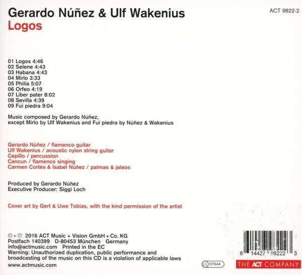 Gerardo Nuñez & Ulf Wakenius : Logos (Cepillo) (CD, Album)