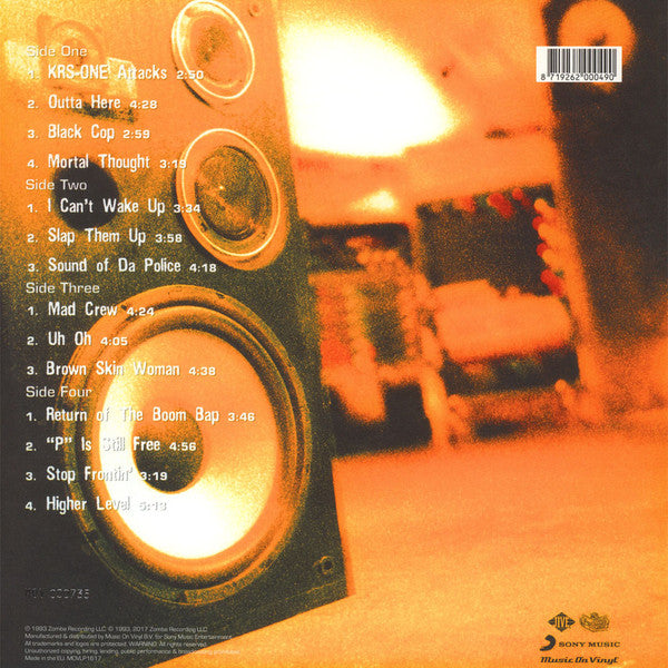 KRS-One : Return Of The Boom Bap (2xLP, Album, Ltd, Num, RE, Cle)