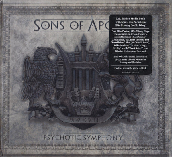 Sons Of Apollo : Psychotic Symphony (CD, Album + CD, Album, Ins + Ltd, Med)