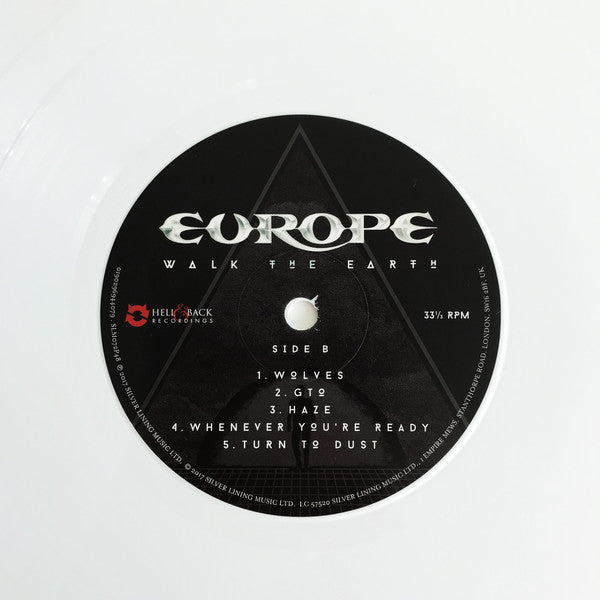 Europe (2) : Walk The Earth (LP, Album, Whi)