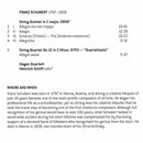 Schubert* – Hagen Quartett, Heinrich Schiff : String Quintet / String Quartet No. 12 (CD, Comp)