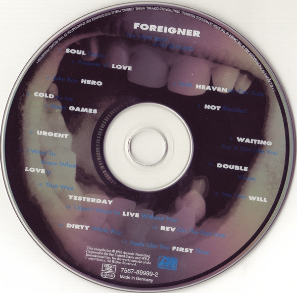 Foreigner : The Very Best...And Beyond (CD, Comp)