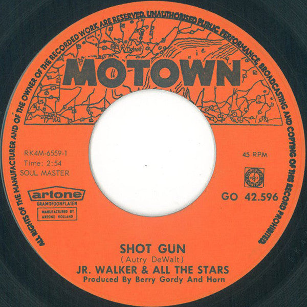 Junior Walker & The All Stars : Shot Gun / Hot Cha (7", Single)
