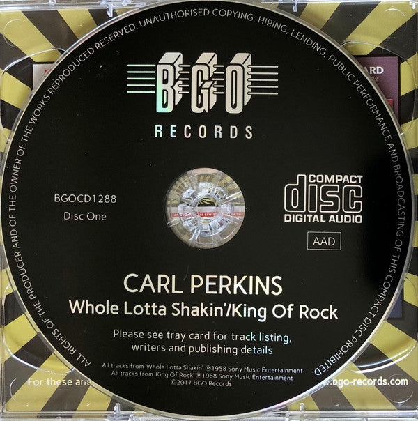 Carl Perkins : Whole Lotta Shakin’ / King Of Rock / Greatest Hits / On Top (2xCD, Comp, RM, Sli)