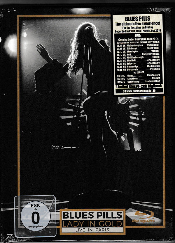 Blues Pills : Lady In Gold - Live In Paris (Blu-ray + 2xCD, Album + Ltd, Dig)