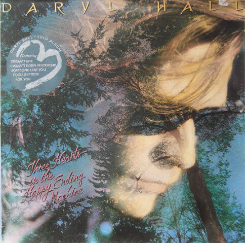 Daryl Hall : Three Hearts In The Happy Ending Machine (LP, Album)