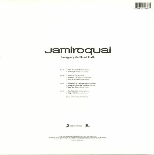 Jamiroquai : Emergency On Planet Earth (2xLP, Album, RE, Gat)