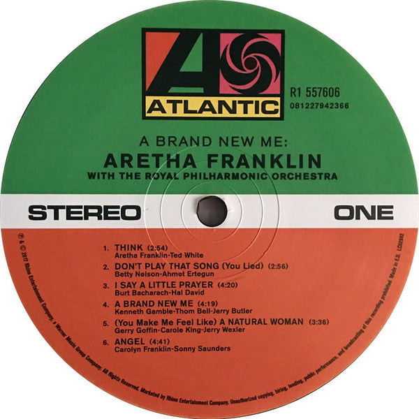 Aretha Franklin With The Royal Philharmonic Orchestra : A Brand New Me (LP, Album)