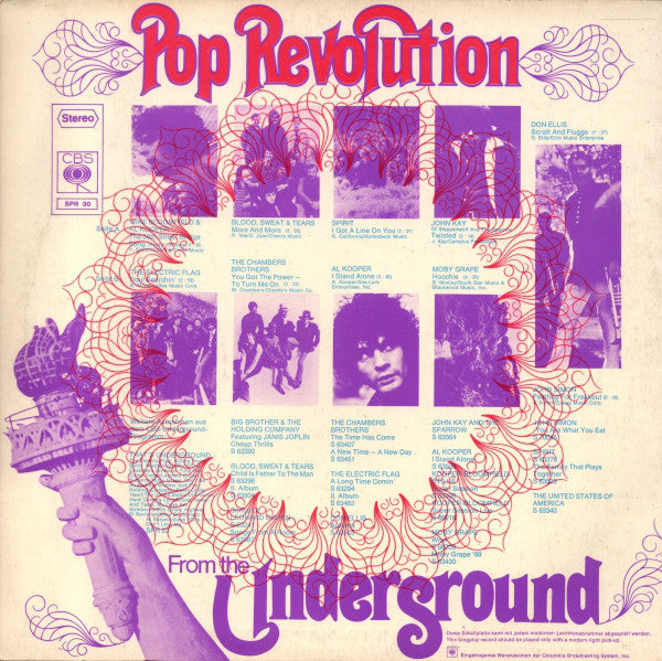 Various : Pop Revolution From The Underground (LP, Comp, Mul)
