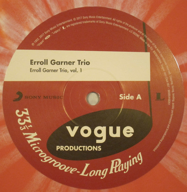 Erroll Garner Trio : Erroll Garner Trio Vol.1 (LP, Album, RE, Pin)