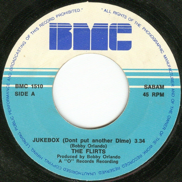 The Flirts : Jukebox (7", Single)