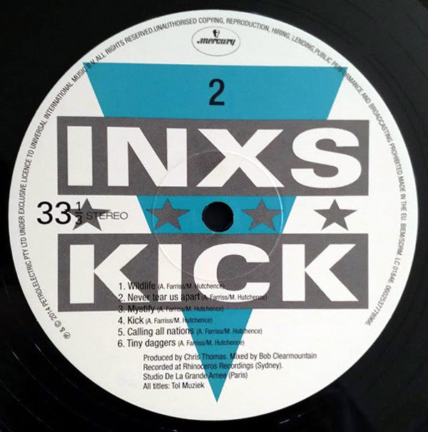 INXS : Kick (LP, Album, RE, Gat)
