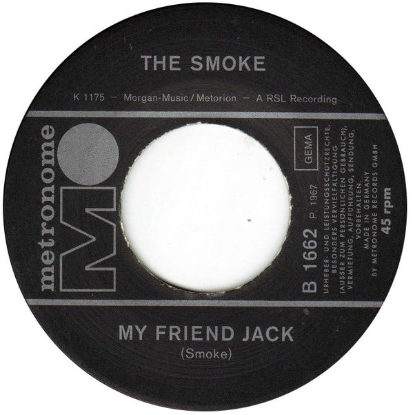 The Smoke : My Friend Jack (7", Single, Mono)