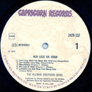 The Allman Brothers Band : Win, Lose Or Draw (LP, Album, Gat)