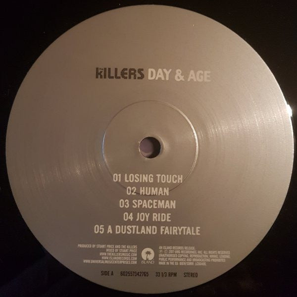The Killers : Day & Age (LP, Album, RE, RP)