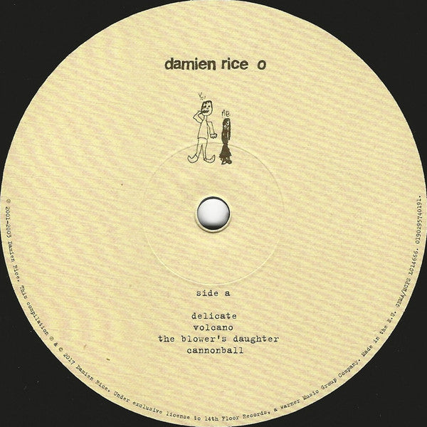Damien Rice : O (2xLP, Album, RE, 180)