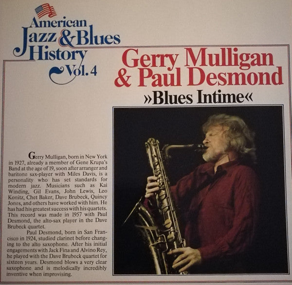 Gerry Mulligan & Paul Desmond : Gerry Mulligan & Paul Desmond (LP, Album, RE)