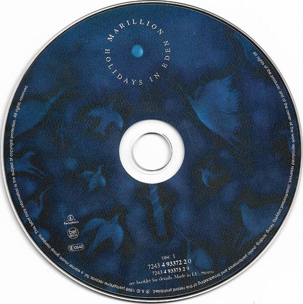 Marillion : Holidays In Eden (CD, Album, RE + CD, Comp + RM, RP)