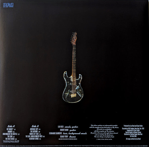 Lou Reed : The Blue Mask (LP, Album, RE, RM)