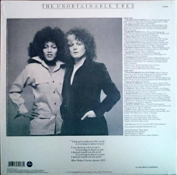 T. Rex : The Unobtainable T. Rex (LP, Comp, RE)