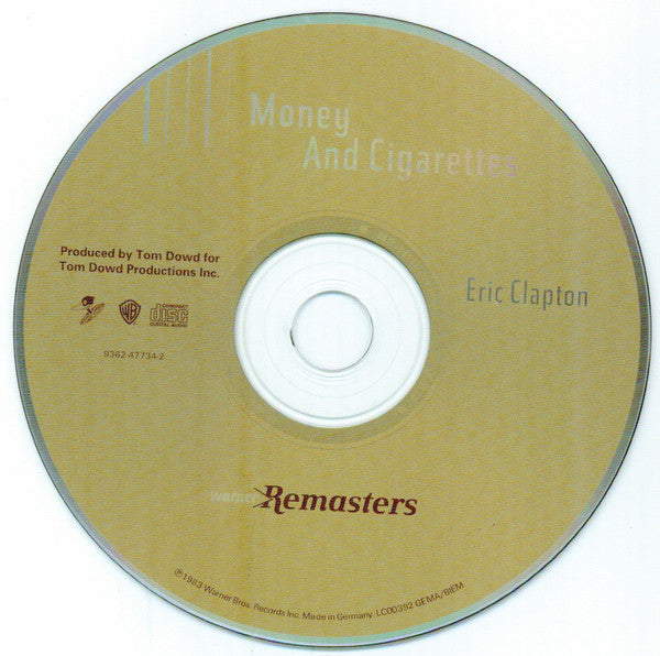 Eric Clapton : Money And Cigarettes (CD, Album, RE, RM, RP)