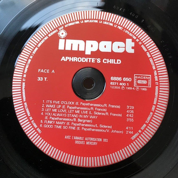 Aphrodite's Child : Aphrodite's Child (LP, Comp, Mono, RE)