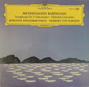 Felix Mendelssohn-Bartholdy - Berliner Philharmoniker • Herbert von Karajan : Symphonie Nr. 3 »Schottische« • Hebriden-Ouvertüre (LP)