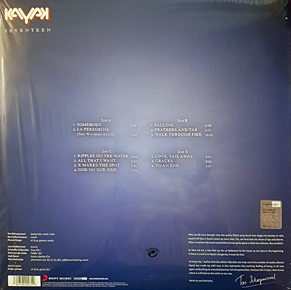 Kayak : Seventeen (2xLP, Album + CD, Album)