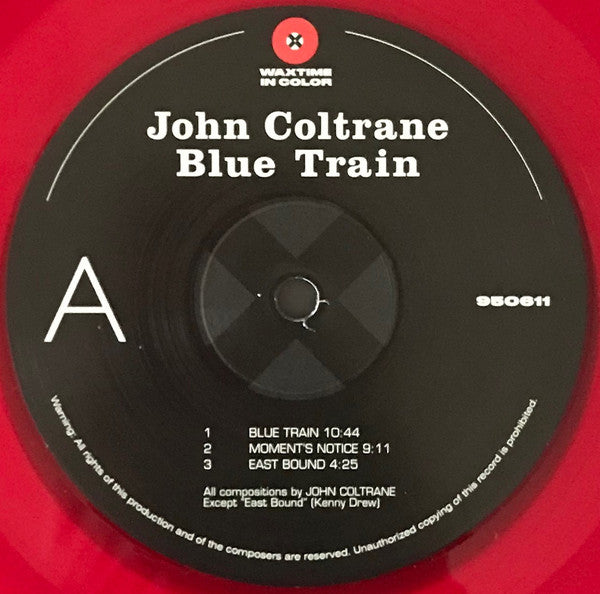 John Coltrane : Blue Train (LP, Album, Ltd, RE, Red)