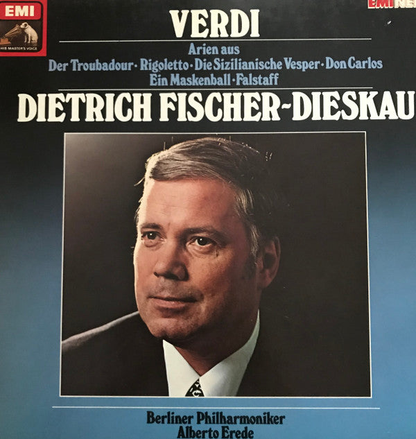 Dietrich Fischer-Dieskau, Verdi* : Dietrich Fischer-Dieskau Singt Arien Aus Oper von Giuseppe Verdi (1813-1901) (LP, Album)