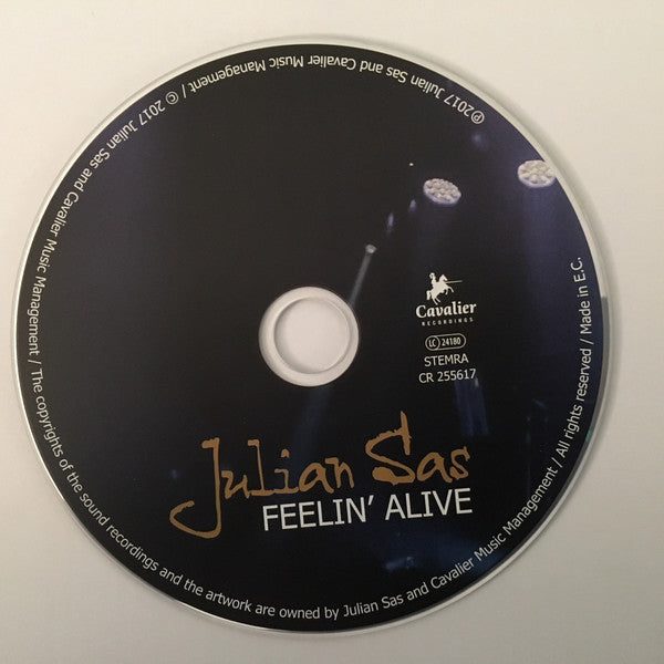 Julian Sas : Feelin' Alive (CD, Album)