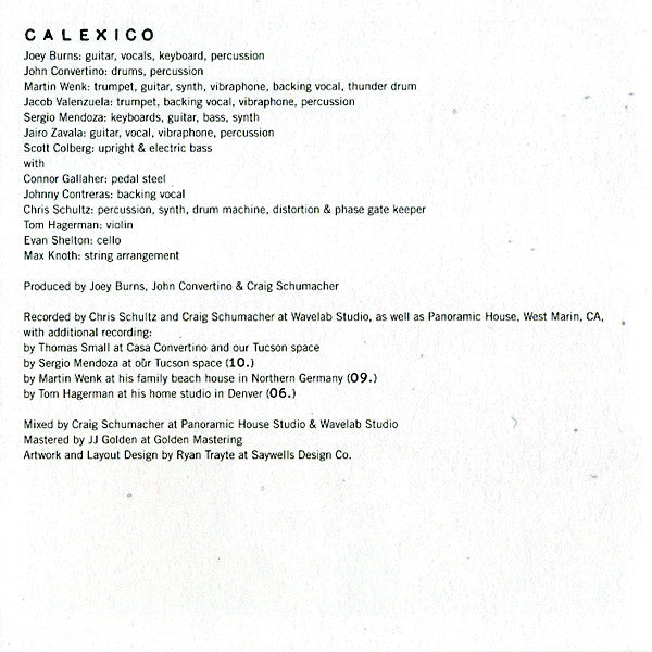 Calexico : The Thread That Keeps Us (CD, Album)