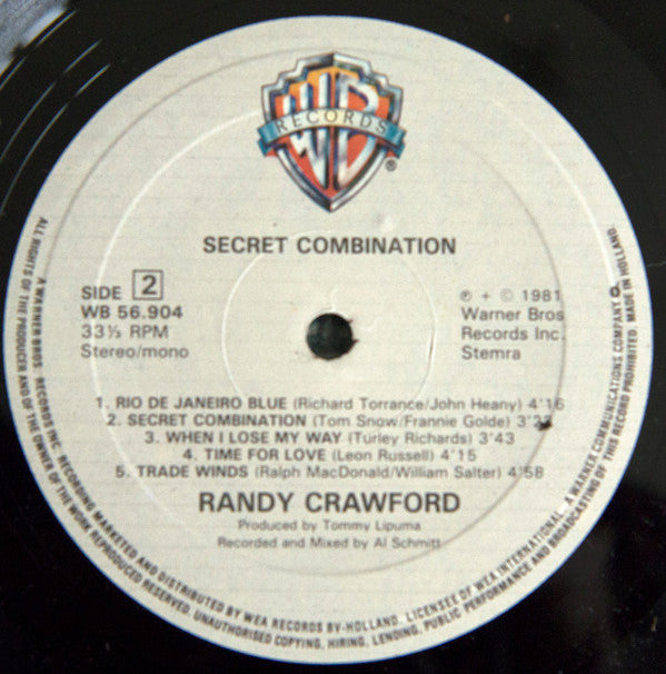 Randy Crawford : Secret Combination (LP, Album)