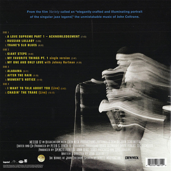 John Coltrane : Chasing Trane - The John Coltrane Documentary (Original Soundtrack) (2xLP, Album, Comp)