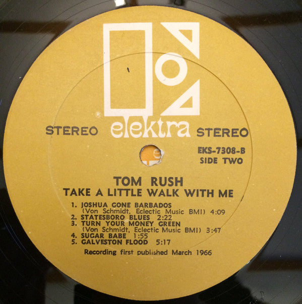 Tom Rush : Take A Little Walk With Me (LP, Album)