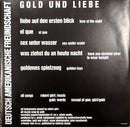 Deutsch Amerikanische Freundschaft : Gold Und Liebe (LP, Album, RE)