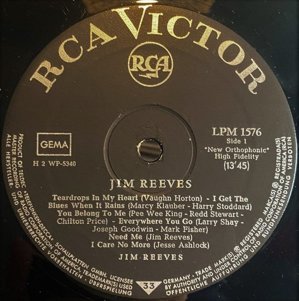 Jim Reeves : Jim Reeves (LP, Album)