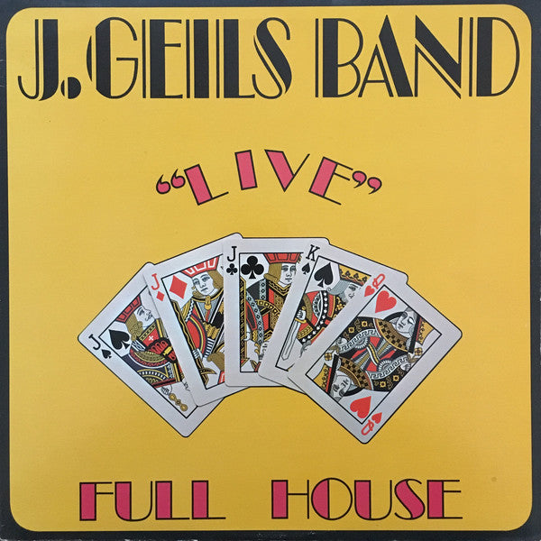The J. Geils Band : "Live" Full House (LP, Album)