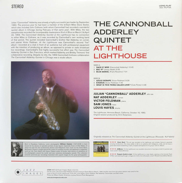 The Cannonball Adderley Quintet : At The Lighthouse (LP, Album, Ltd, RE, Gat)