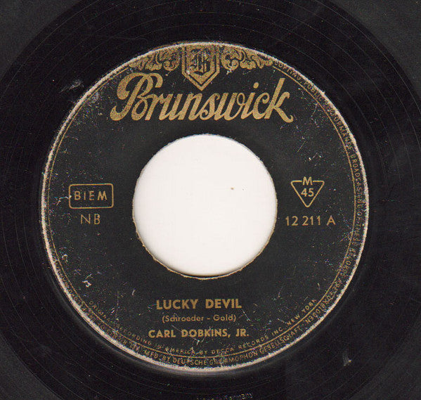 Carl Dobkins Jr. : Lucky Devil / In My Heart (7", Single)