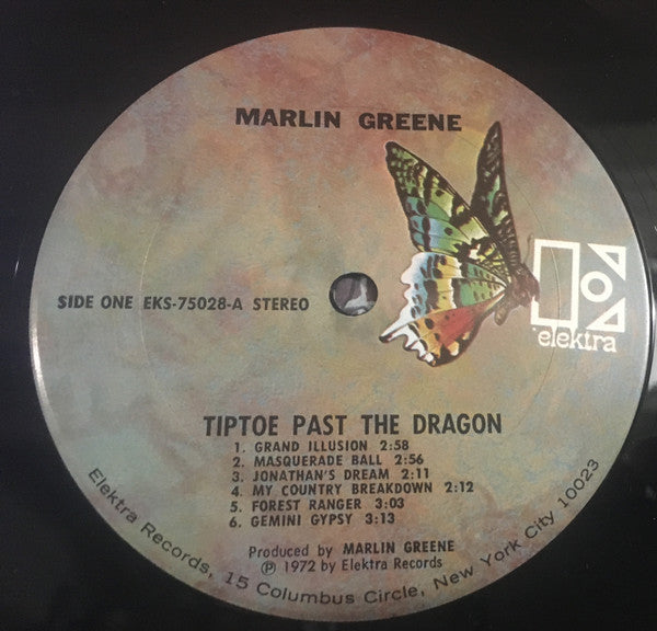 Marlin Greene : Tiptoe Past The Dragon (LP, Album)