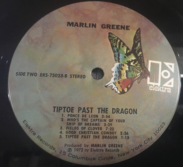 Marlin Greene : Tiptoe Past The Dragon (LP, Album)