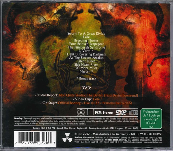 Soilwork : Sworn To A Great Divide (CD, Album + DVD-V, PAL + Ltd)